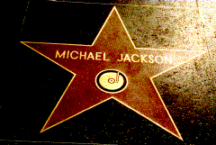 Michael Jackson's star in Hollywood
